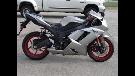 2007 Kawasaki Ninja Zx 6r Silver Youtube