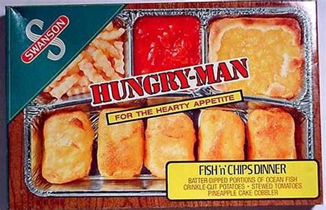 A tv dinner in the united states usually consists of a type of meat for the main course, and sometimes vegetables. Swanson Hungry-Man dinner c. 1973 | Tv dinner, Retro ...