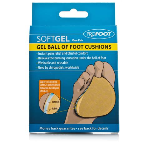 Profoot Softgel Gel Ball Of Foot Cushions Ebay