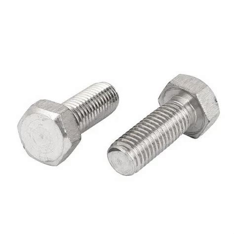 Stainless Steel Hexagonal Head Bolts M6 X 20 At Rs 19piece