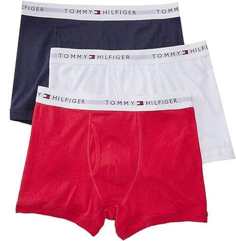 Tommy Hilfiger Mens Underwear 3 Pack Cotton Classics Trunks Amazon Ca