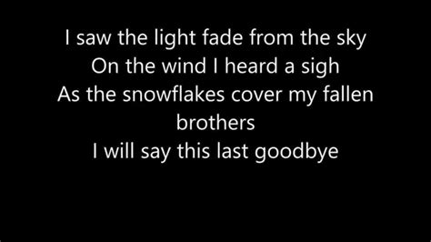 The Last Goodbye By Howard Shore And Billy Boyd Lyrics On Screen