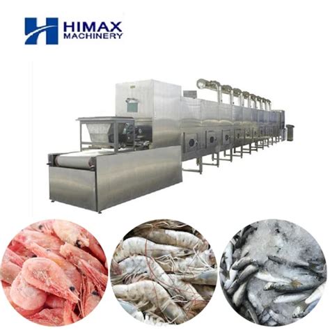 Industrial Microwave Frozen Meat Fish Prawn Thawing Machine Price