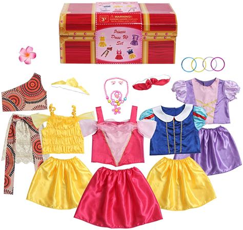 Bibiblack Girls Princess Costume Dress Up Trunk