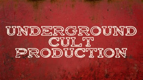 Underground Cult Production Luigi Scarpa Director Filmmaker