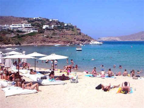 Top Beaches Mykonos Greece Cruise Port Guide Iqcruising