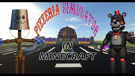 Fnaf Pizzeria Simulator Build In Minecraft Youtube