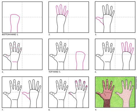 How To Draw Simple Hands