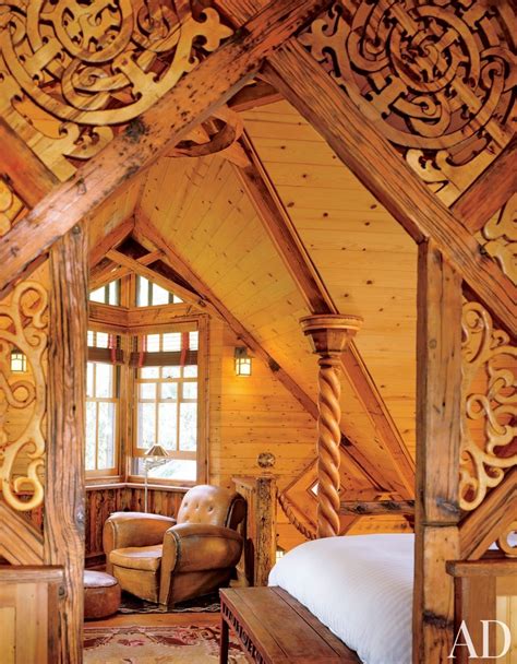 Viking tent interior viking baby nursery inspiration. Rustic Bedroom by Bryan Anderson via @archdigest # ...