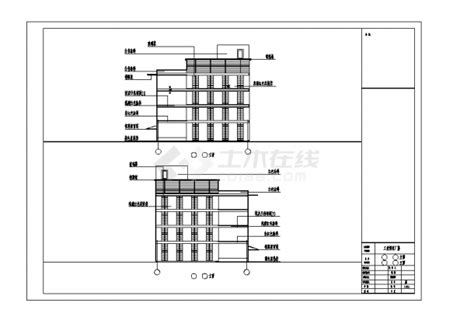 厂房设计2套工业园厂房建筑设计施工cad图纸工业建筑土木在线