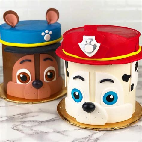 Gâteau Pat Patrouille Recettes Et 50 Idées De Design Paw Patrol Chase