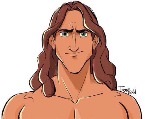 Tarzan By Steve Thompson Tarzan Disney Disney Sketches Disney Fan Art