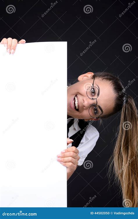 Nerd Woman Stock Photo Image Of College Excitement 44502050