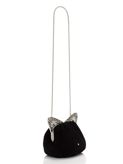 Kate Spade Cats Meow Embellished Cat Bag In Black Lyst