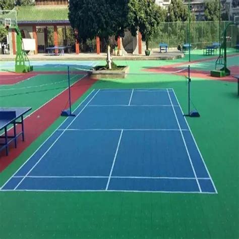 Blue Outdoor Synthetic Badminton Court Flooring At Best Price In Jaipur