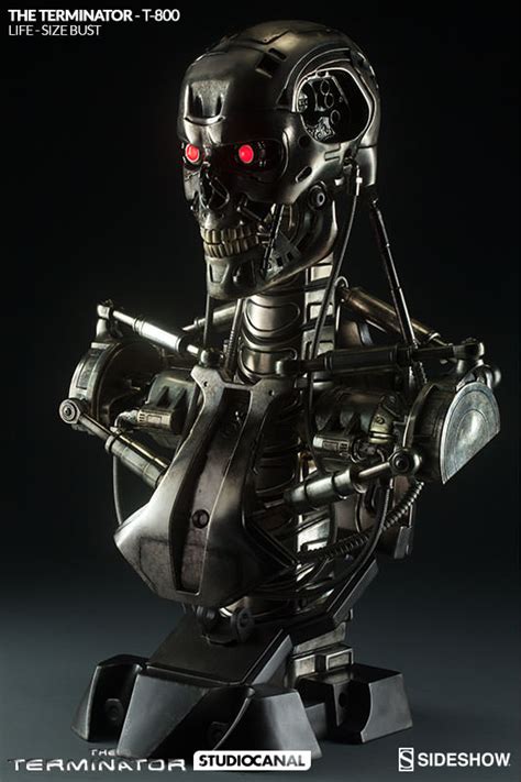 Terminator T 800 Endoskeleton Life Size Bust By Sideshow The Toyark
