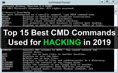 top 15 best cmd commands used for hacking in 2019 learn hacking life hacks computer computer