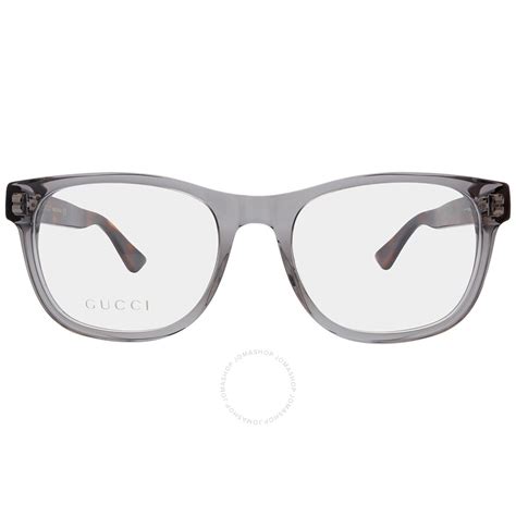 gucci demo rectangular unisex eyeglasses gg0004o 004 53 889652047256 eyeglasses gg0004o