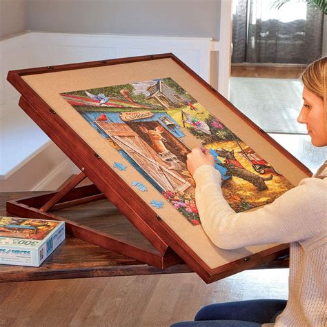 Deluxe Swivel Puzzle Easel Board Jigsaw Table Accessory  