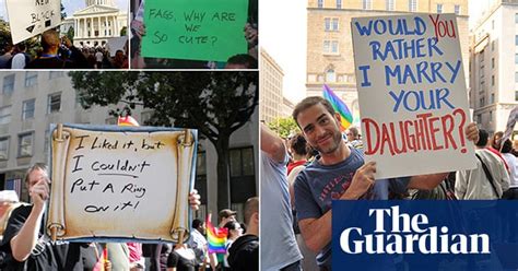 Big Picture God Hates Signs Gay Rights Protesters Placards Art And Design The Guardian