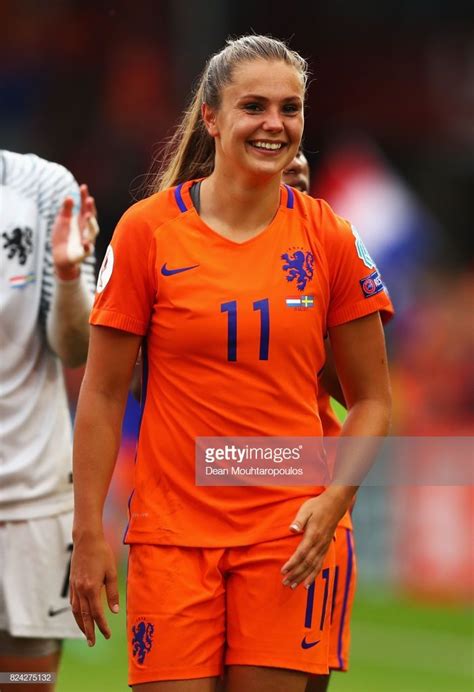 Lieke Martens Of The Netherlands Celebrates Victory During The Uefa Women S Euro 2017 Quarter
