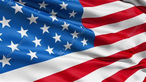 Waving Flag United States Of America Stock Animation 620650