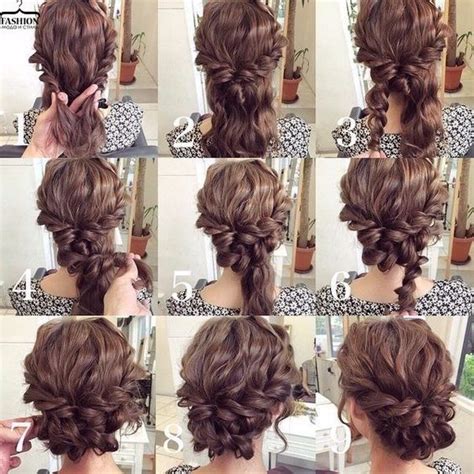 Easy hairstyles for medium hair. 26 Amazing Bun Updo Ideas for Long & Medium Length Hair ...
