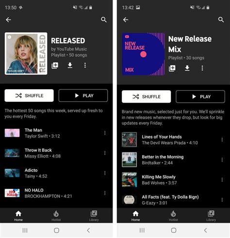 Youtube Music Rolls Out New Released Playlist With New Songs From The