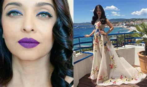 Cannes Aishwarya Rai Bachchan Dares To Wear Purple Lipstick Again