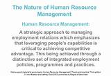Human Resource Management A Managerial Tool For Competitive Advantage