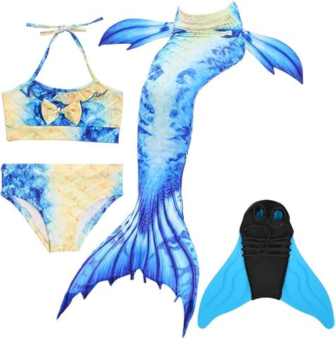 Amazon Girl Mermaid Tails For Swimming Pcs Sparkle Mermaid Tail
