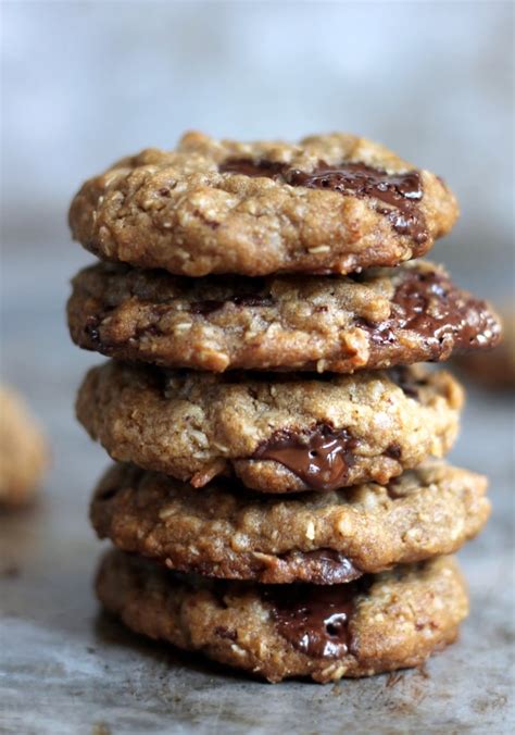 Chewy Chocolate Chunk Coconut Oatmeal Cookies Made With Coconut Oil Ambitious Kitchen