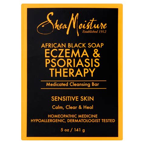 2 Pack Shea Moisture Eczema And Psoriasis Therapy African Black Soap 5