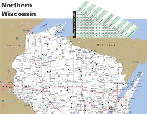Northeast Wisconsin Map Time Zones Map