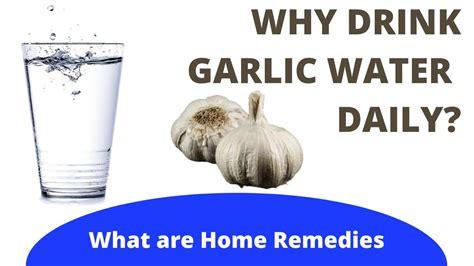 Benefits Of Garlic Water How To Make Garlic Water What Are Home Remedies Youtube