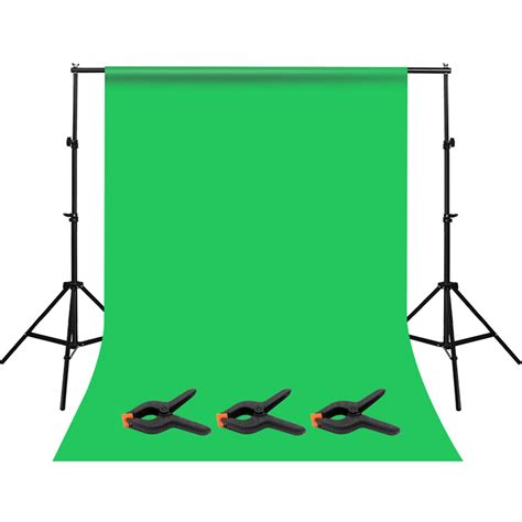 Buy Hgmn Green Screen Backdrop With Stand Photo Video Studio 85 X