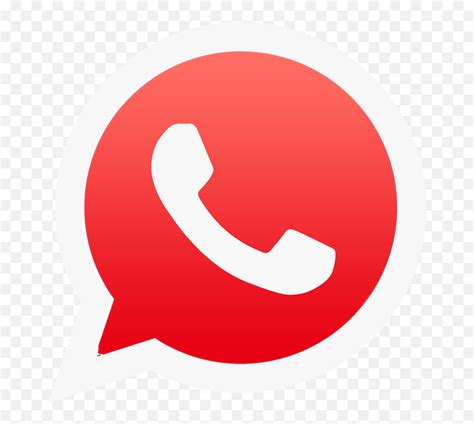 Whatsapp Red Edition Whatsapp Icon Red Pngwhats App Logo Png Free