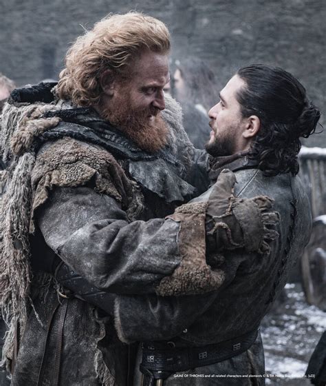 Game Of Thrones Tormund Giantsbane Et Jon Snow Photo Et Tableau