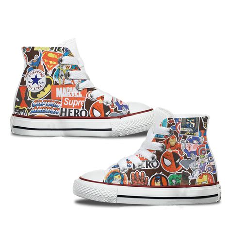 Superhero Kids Custom Converse | Kids converse shoes, Custom converse, Converse shoes womens