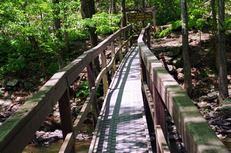 Cedar Falls Trail To Popular Arkansas Falls At Petit Jean State Park