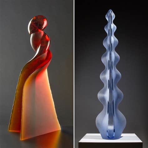 Vladimira Klumpar Cast Glass Glass Art Glass Sculpture Glass Art Sculpture