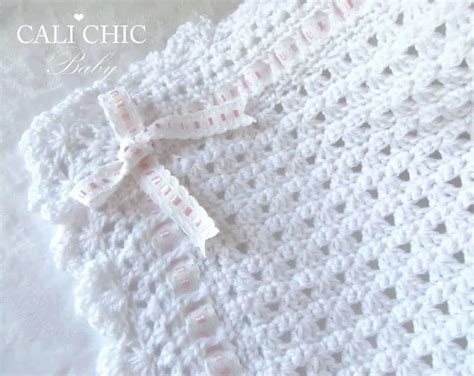 8 Beautiful Heirloom Crochet Baby Blankets For A Baptism Or Christening