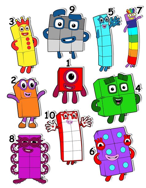 Numberblocks Magnetic Set 1 To 100 And Multiplication Dry Etsy Kids
