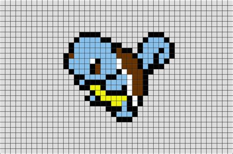 Pokemon Pixel Art Pokemon Squirtle Pixel Art