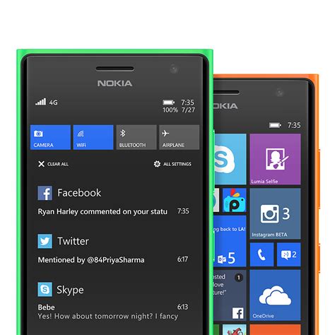 Nokia Lumia 735 Smartphone For Selfies Microsoft Australia