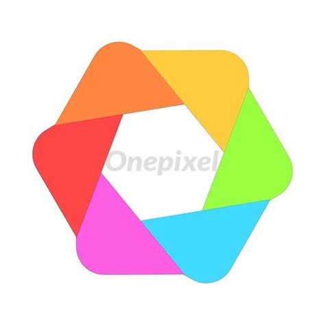 Multi Colored Triangles Circle Logo Logodix