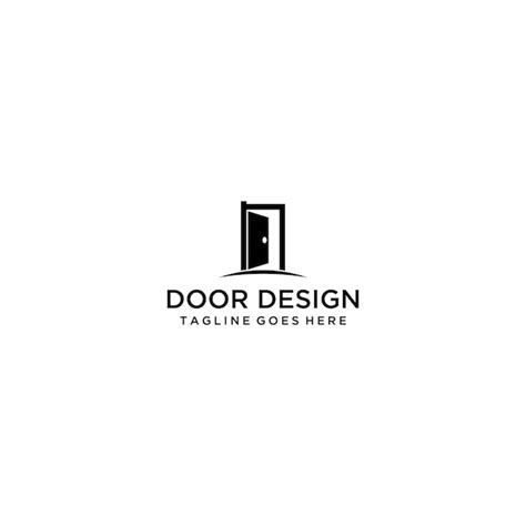 Premium Vector A Door Logo Design Vector Icon