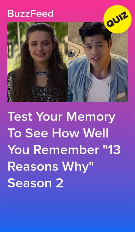 Test Your Memory To See How Well You Remember 13 Reasons Why Season 2