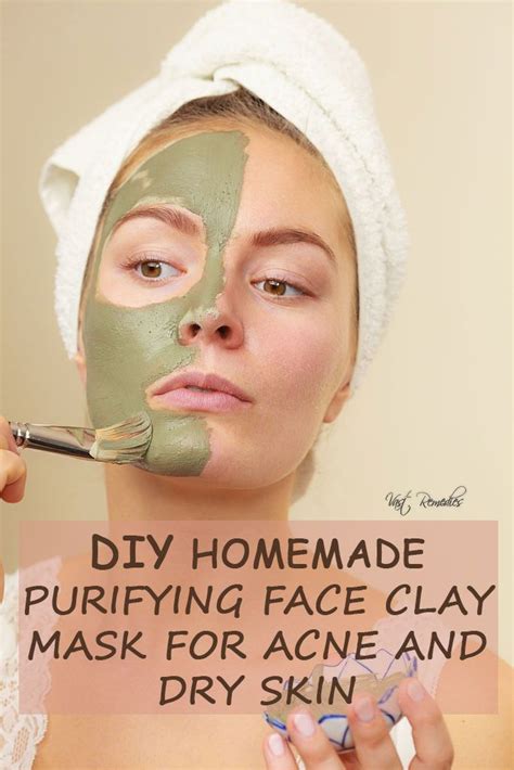 Diy Homemade Purifying Face Clay Mask For Acne And Dry Skin Vast