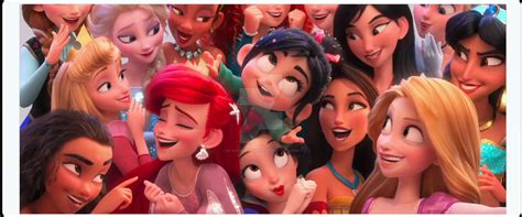 Dessin Disney Wreck It Ralph 2 Disney Princesses Selfie
